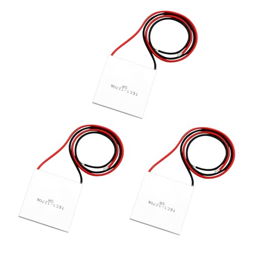 TEC1-12706 peltierelement Kühlkörper Halbleiter Kühltabletten AYWHP 3PCS Peltierkühler ModulKühlkörper Thermoelektrische Kühlung durchlaufkühler peltierelement 12V 6A 60W