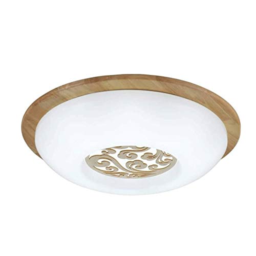 Preisvergleich Produktbild JYDQM LED-Deckenleuchte Holzleuchte Deckenleuchte Schlafzimmer Moderne Lampen-Deckenleuchte Retro Holz-Deckenleuchte