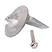 SouthMarine Boat Engine 69L-45371-00 18-6122Z Trim Tab Anode for Yamaha Outboard Motor 200HP 225HP 250HP 300HP (Zinc)