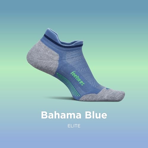 Image of Feetures Elite Max Cushion No Show Tab - Running Socks for Men & Women, Athletic Compression Socks, Moisture Wicking