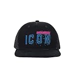  DSQUARED2S Icons Casquette de baseball classique pour homme Casquette d\'été décontractée imprimée classique Snapback, Noir , Taille unique