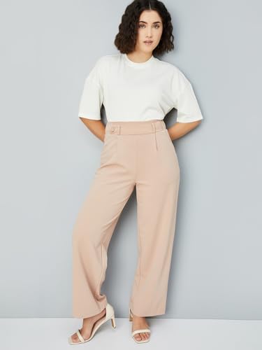 Image of Max Women's Solid Regular Fit T-Shirt