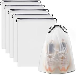 Pack of 10 Pcs Shoe Bag Cover for Shoe Storage & Travelling Drawstring Bags Waterproof Price In India