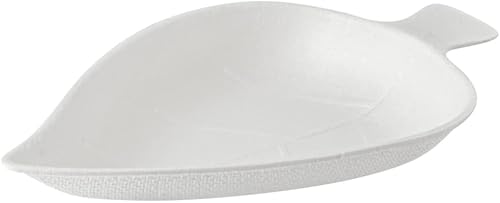 Miniatura 2 de Restaurantware - Platos de degustación de 3.7 x 2.4 pulgadas, 100 platos desechables - Compostable para el hogar, apto para microondas y congelable,