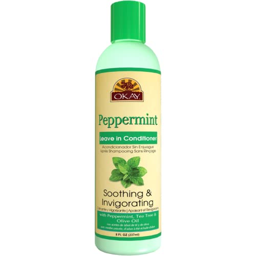 Okay Peppermint Soothing & Invigorating Leave-In Conditioner, 8 Ounce #TOP23