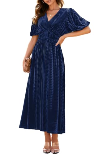 Image of Sissyaki Velvet Maxi Dress Fall Wedding Guest Dress 2026
