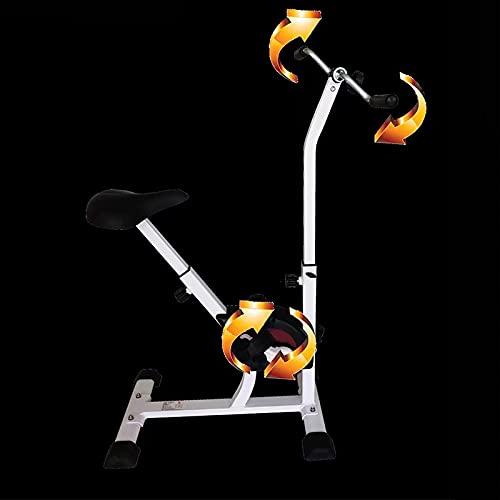 Image of Electric Pedal Rehabilitation Maine Indoor Fitness Bike, Rehabilitation Vertical Handrail Leg Pedal for Elderly Men Women Seniors And Elderly Arm And Leg Exercise