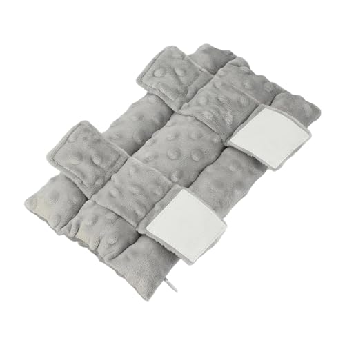 YsXoWiui 肩ストラップクッション 調節可能 快適 ネックパッド 柔らかい アームスリング サポートパッド 軽量 ジッパー付き 持ち運び便利 大人用リハビリに適用, Light Gray