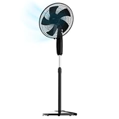 Cecotec Ventilatore a Piantana EnergySilence 515 MaxFlow Black, 45 W, diametro 40 cm, 5 lame, timer 1 ora, 3 velocità e oscillazione automatica, altezza regolabile fino a 135 cm, Nero