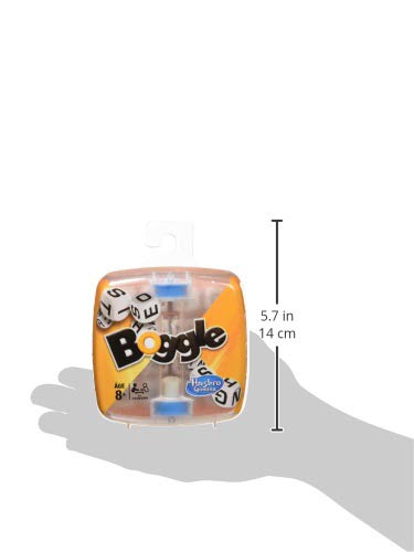Boggle Hasbro – Jeu De Mots Rapide – Dès 8 Ans – Version Française – Idéal En Voyage Et En Famille