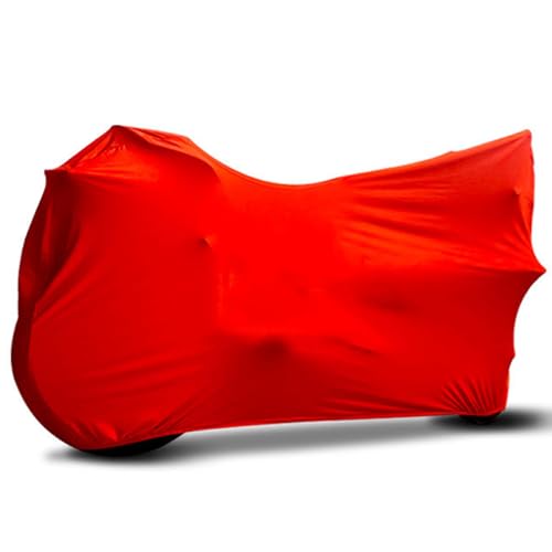 WWITH Funda para Moto para Honda PCX 125 (2010-2017), Cubiertas de Tela elástica Motocicleta, Protector UV, Cubierta a Prueba de Polvo,C Red