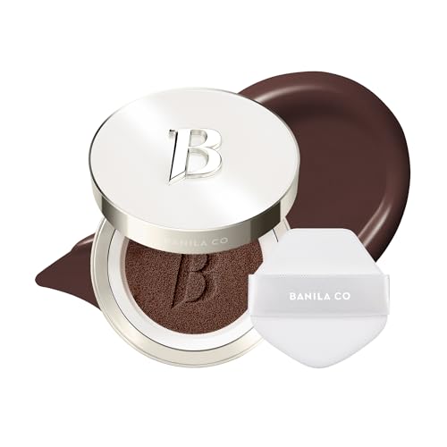 Image of BANILA CO Covericious Cover Cushion - Long-Wear, 45C ESPRESSO (0.49 oz) | Pore Blurring & Seamless Finish | Up to 100HR Long-Wear Matte Foundation | 20 Inclusive Shades | Korean Cushion Foundation