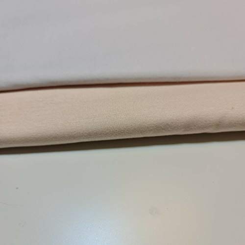 TEXTILE STATION Camiseta de punto elástico de algodón liso (blanco) para bebé, 58 %