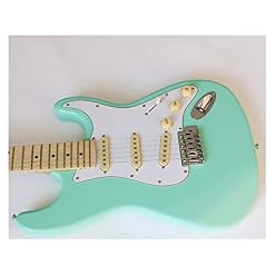AMINIY Guitare électrique Panneau acahogany String Acoustique String Jazz Col Vert Vert Guitare Électrique (Color : B) - Les Beatles, Paul McCartney, John Lennon, RIngo Starr, George Harrison AMINIY Guitare électrique Panneau acahogany String Acoustique String Jazz Col Vert Vert Guitare Électrique (Color : B) – Image 4