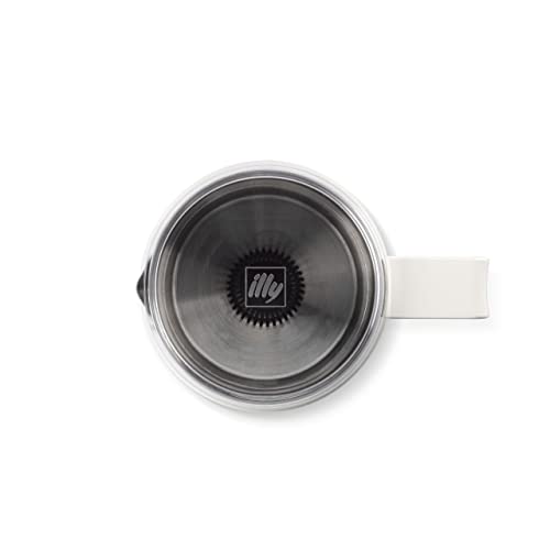 Illy Milk Frother By Lissoni (Almond), Hand Wash, All Milk Types, Hot Chocolate #TOP4