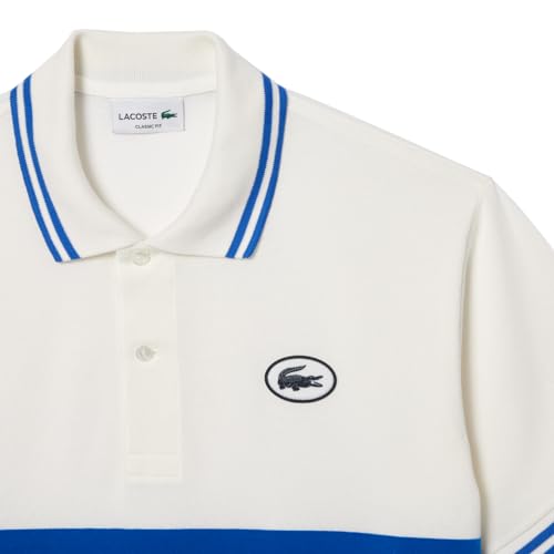 Lacoste Men's Short Sleeve Classic Fit Polo W/Stripes3