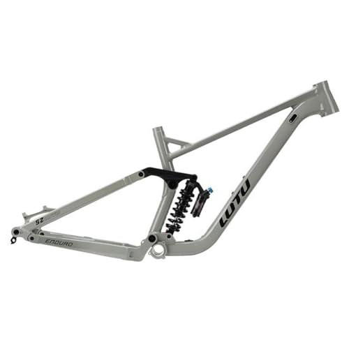 HIMALO 27.5er/29er Federung Mountainbike-Rahmen Federweg 140mm Boost Rahmen 12x148mm Steckachse Enduro Rahmen 16\'\'/18\'\' Scheibenbremse DH/AM/XC Downhill-Rahmen Mit Stoßdämpfern Hinten(Gray,M(16\'\')) HIMALO 27.5er/29er Federung Mountainbike-Rahmen Federweg 140mm Boost Rahmen 12x148mm Steckachse Enduro Rahmen 16\'\'/18\'\' Scheibenbremse DH/AM/XC Downhill-Rahmen Mit Stoßdämpfern Hinten(Gray,M(16\'\'))