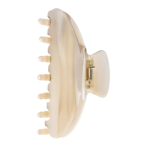 OideGuiing 4-Inch Creme Acetate Claw Clip