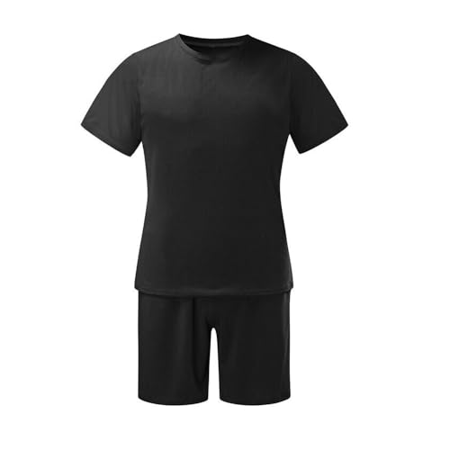 congluoki Men's Shirt and Shorts Set 2 Piece Outfits Fashion Summer Tracksuits Casual Sportwear Set