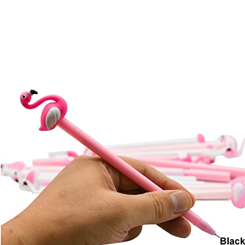 Bolígrafo Gel Maydahui Flamingo 12 Piezas Tinta Negra miniatura 5