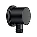 DANZE D469058BS Round Supply Elbow Satin Black