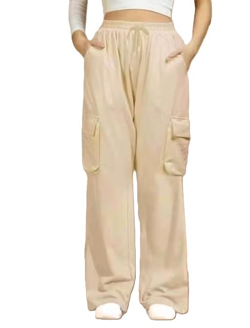 Relaxed Fit Cargo Pants with Utility Pockets Stretch Comfort Daily Casual Outdoor Style-image-45