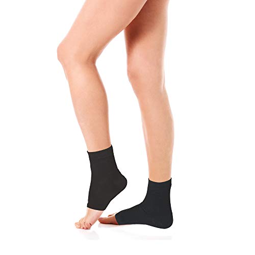 Image of Cloudz - Compression Foot Sleeve - Unisex S /M - Black
