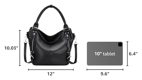 Bolso Hobo de Cuero Genuino para Mujer Over Earth miniatura 3