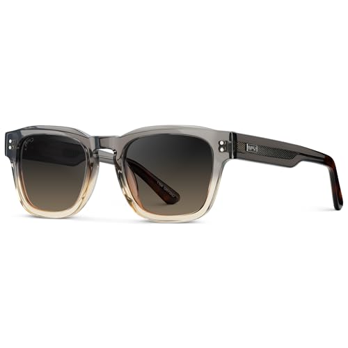 WMP Eyewear – Men’s Polarized Rectangular Sunglasses: Thick Acetate Frame, Modern Style3