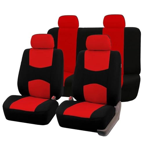 Housses de siège voiture Toyota Land Cruiser Prado Avensis Verso rouge