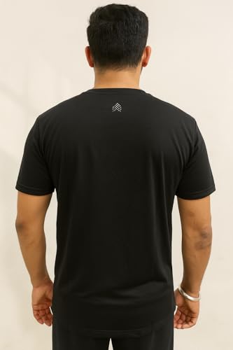 Image of Force NXT Anti Viral Anti Odour Cool Men Round Neck T-Shirt | Sportswear Breathable Solid Men T-Shirt for Gym, Running, Workout, and Casual Wear | Pack of 5