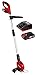 Produktbild Einhell Akku Rasentrimmer GE-CT 18 Li Kit (Power X-Change, Lithium-Ion, 18 V, 1500 mAh, 240 mm Schnittkreis, 20 Kunststoffmesser)