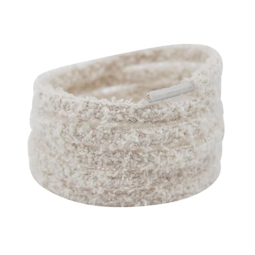 Plüsch-Schnürsenkel für Schuhe 2 Paar 7mm Schnürsenkel Aus Plüsch Schnürsenkel Ersatz Schnürsenkel Sportschuh Schnürsenkel Pelzige Flauschige Schnürsenkel für DIY Schuhbänder Elastische