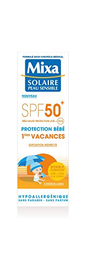 Mixa Protection Solaire Bébé 1ère Vacances Indice de Protection 50+ 50 ml Cover