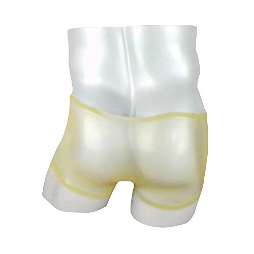 Man Sexy Transparent Rubber Latex Shorts Briefs Underwear Condom Safe Sex Pants New3