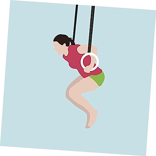 Anillas de gimnasia de madera ajustables para entrenamiento miniatura 7