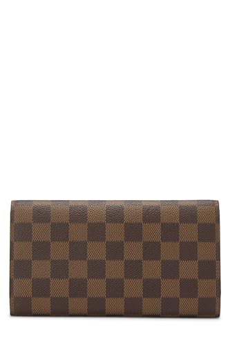 Pre-Loved Damier Ebene Porte International Wallet, Brown3