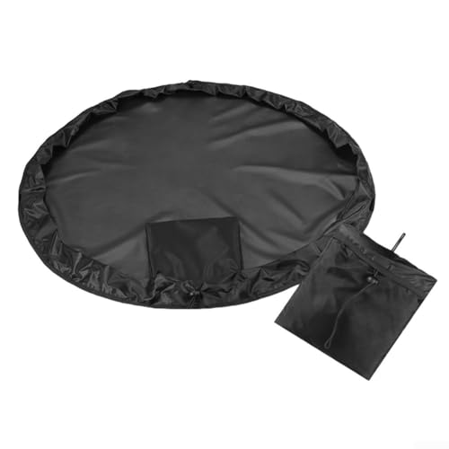 Versatile Beach Swimsuit Storage Bag Oxford Cloth Wetsuit Changing Organizer Water-Resistant Outdoor Swimming Gear Carrier with Handle(50cm)