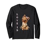 Photo Gallery love is yorkie yorkshire terrier dog lover regalo maglia a manica Photo Gallery love is yorkie yorkshire terrier dog lover regalo maglia a manica