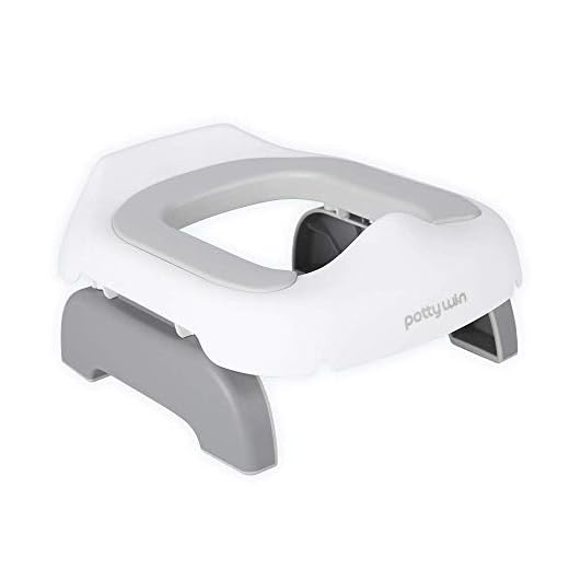 PottyWin Portable Potty Seat for Toddlers – Soft, PU Cushioned Kids Travel Toilet Seat with 5 Disposable Liners