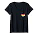 Donna Sottili cuori pansessuali vestiti Pan Pride Ally Merch Roba Maglietta con Collo a V