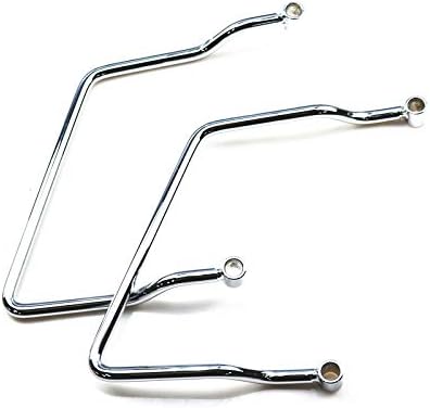 Newland2019 Motorcycle 21.5cm Chrome Saddlebag Support Bar Mount Bracket for Yamaha Roadstar 1600 XV1600 Classic 1999-20031700 XV1700 MidnightSilverado 2004-2009 Cruiser Chopper (21.5cm)