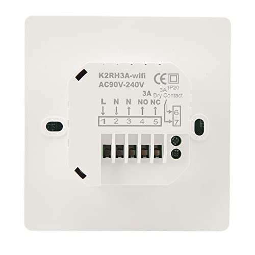 Thermostat programmable tactile Tuya pour optimiser le chauffage électrique