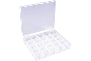 ISCRIO Bobbins Case, 25 Slots Bobbins Box