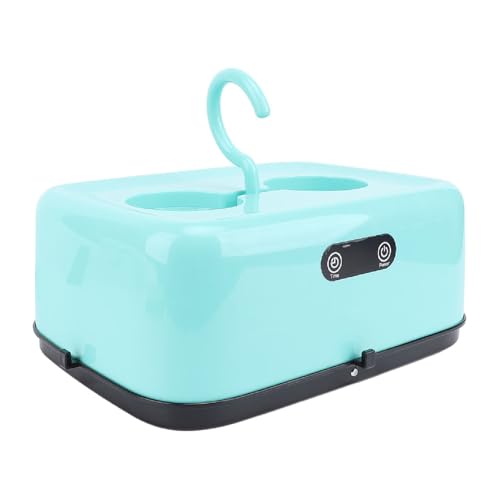 Lazmin112 Secadora de Revestimiento de Viaje, Secadora Portátil de Azul Plegable -green con Cubierta de Abrigo para Apartamentos en Casa (Enchufe de la UE 220V)