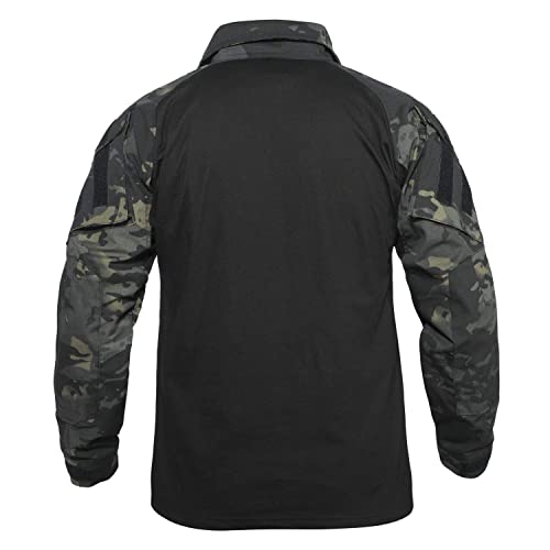 Yevhev E G3 Camouflage Shirt With Elbow Pads For Men Tactical Hunting Uniform Paintball Gear thumb #1