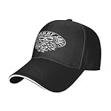GZMQMOKD Herren Baseballmütze Reine Baumwolle, Brombeer-Rauch Classic Hüte Männer Mützen Custom LogoMänner Hut Baseballkappe