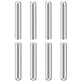 QUARKZMAN 8 Stück 8mm x 50mm Dübelstifte 304 Edelstahl Zylindrische Rundkopf Regalstützpflöcke Positionierstift Für Bücherregal Schrank Möbelkomponente GB831 Silber