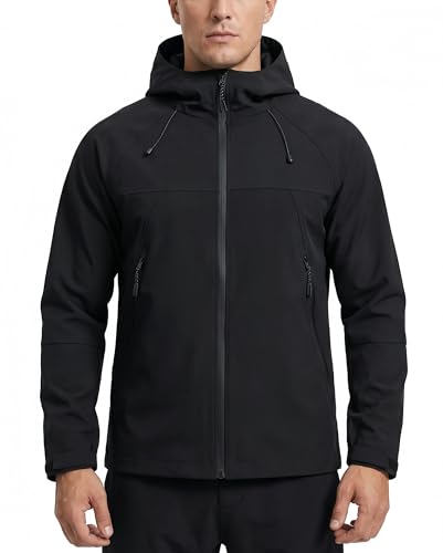 Veste coupe-vent softshell homme idéale pour le quotidien et les balades avec capuche