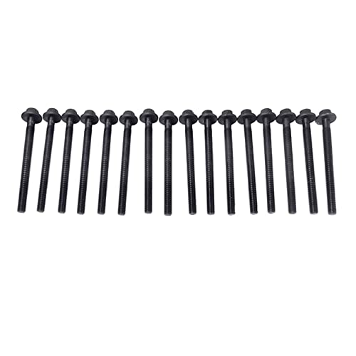 Image of Partsflow Cylinder Head Gasket Bolts Set For Lincoln MKS 2009-2010 For Lincoln MKT Base Sport Utility 4-Door 2010 3.7L 3726CC 227Cu. In. V6 GAS DOHC Naturally Aspirated OE#HS26543PT-1, ES71324